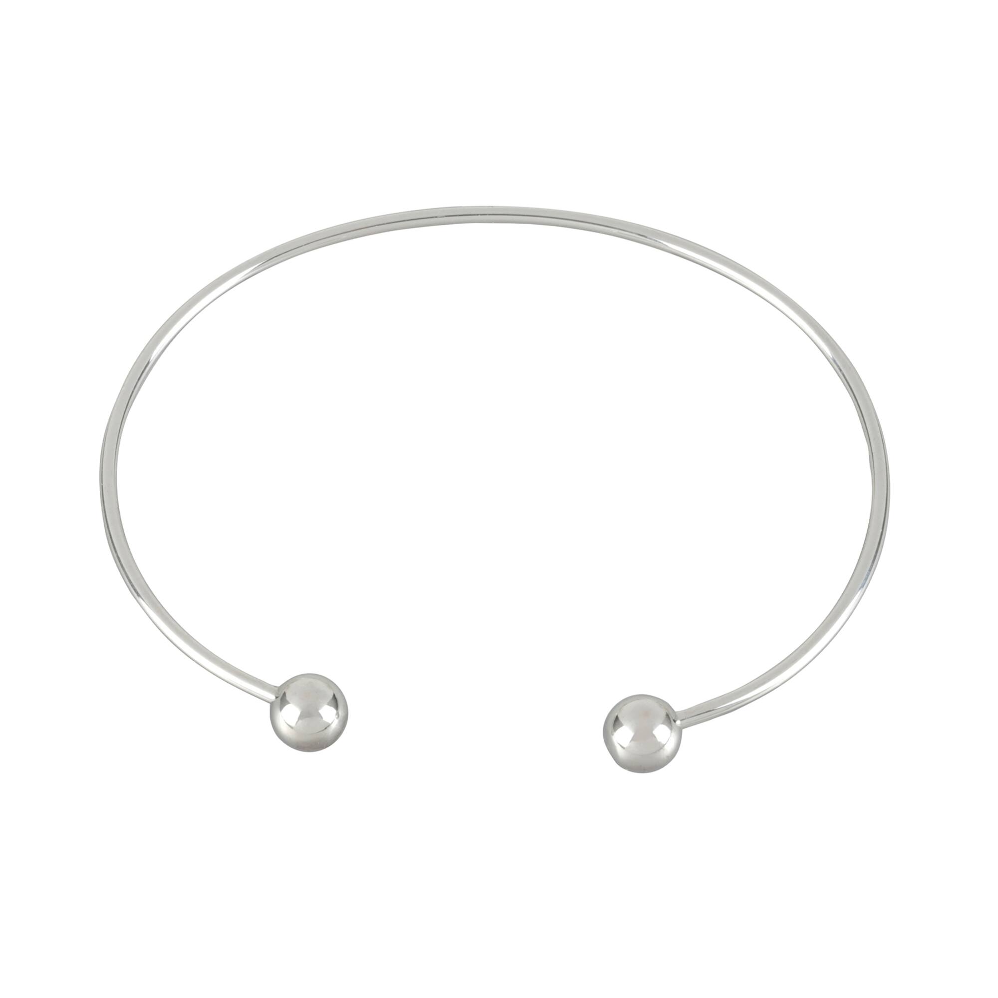 Rhodium Bangles, 2ct. by Bead Landing™